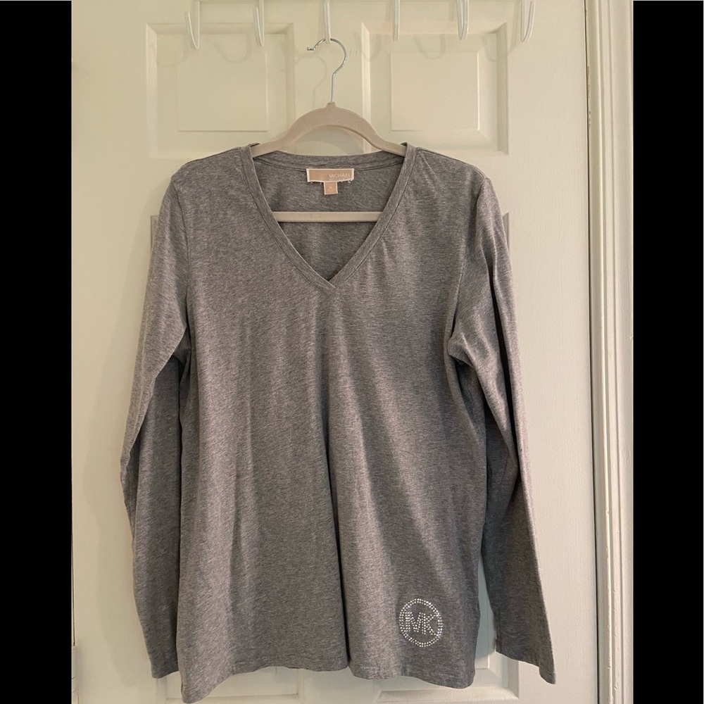 Michael Kors Grey Long Sleeve T-Shirt XL
